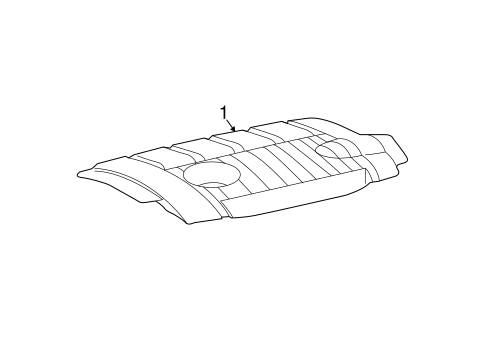 Engine/Engine Appearance Cover for 2012 Toyota Sienna #1