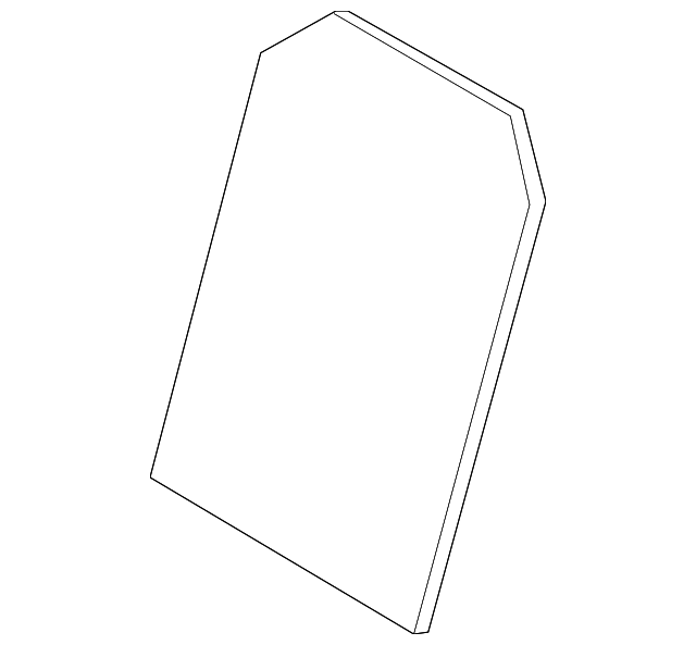 5T1Z-1766800-A Деталь SEAT BACK PANEL, RIGHT