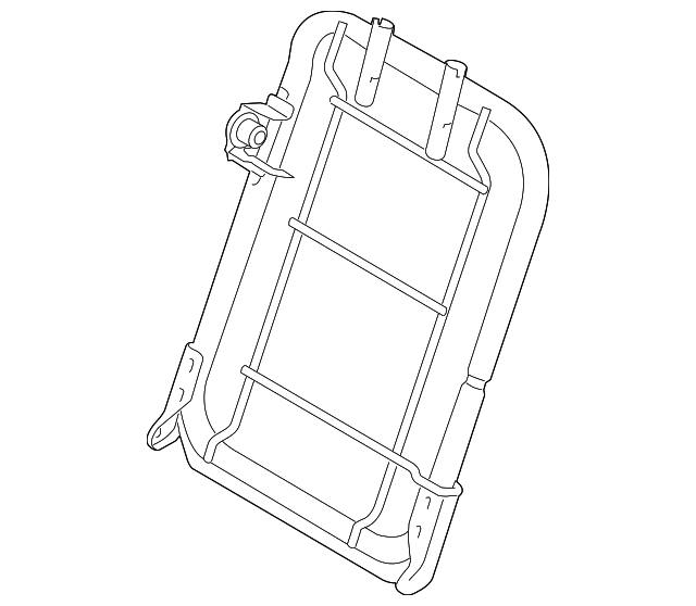 9T1Z-17666A00-A Деталь SEAT BACK FRAME, RIGHT
