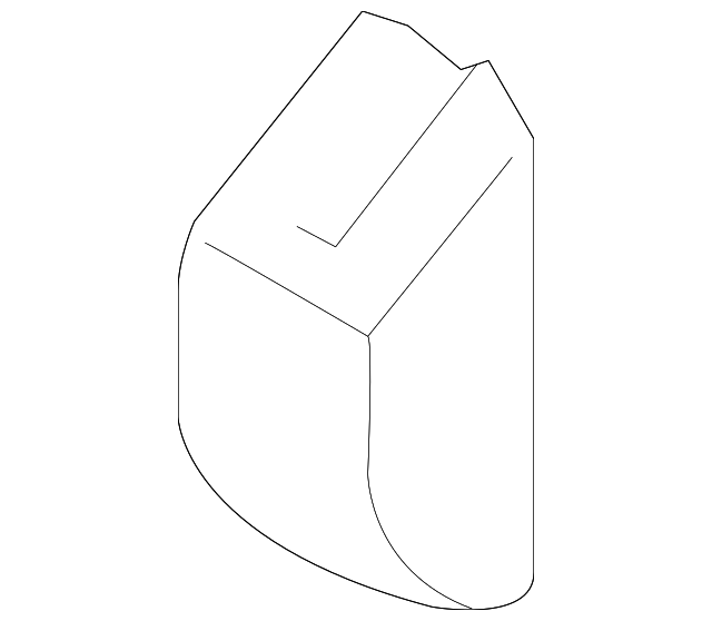 9T1Z-5867202-AA Деталь SEAT FRAME COVER, RIGHT