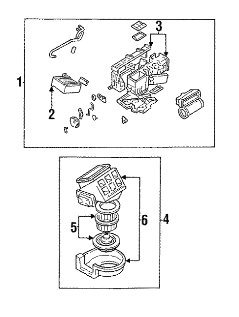 HVAC/Heater for 1995 Nissan Pathfinder #1