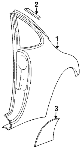 911 QUARTER PANEL & COMPONENTS