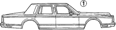 Town Car STRIPE TAPE