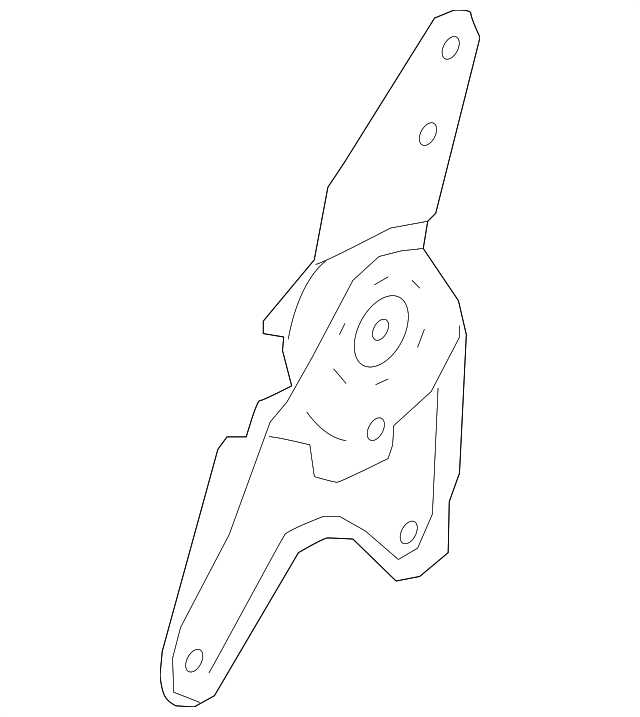 AU5Z-96613D60-C Деталь LATCH, RIGHT