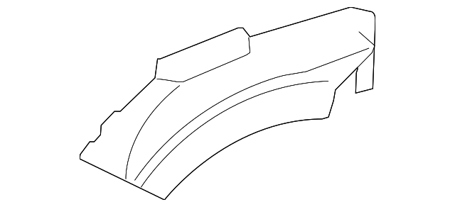 C2P11922 Деталь OUTER WHEELHOUSE, RIGHT