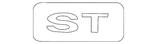5S4Z-5442528-DA Деталь NAMEPLATE