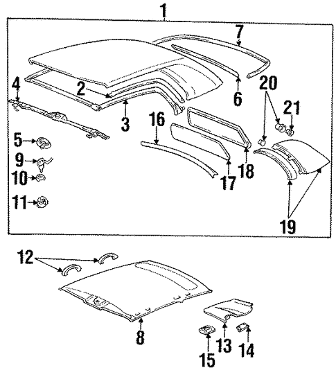 Top & Components for 1993 BMW 325i #0
