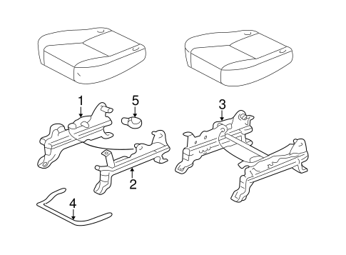 BODY/TRACKS & COMPONENTS for 1998 Toyota Sienna #1