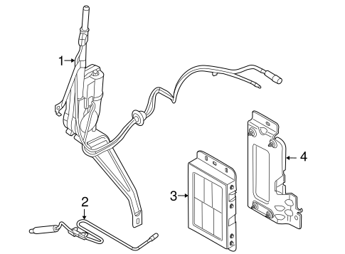 Electrical/Antenna & Radio for 2010 Ford Explorer #3