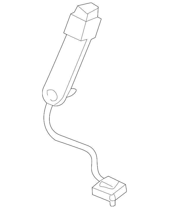 6F2Z-1760044-AB Деталь BUCKLE, RIGHT