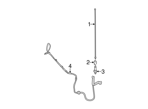 Electrical/Antenna & Radio for 2003 Ford Explorer #2