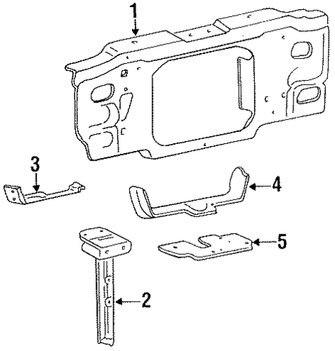 Ranger RADIATOR SUPPORT