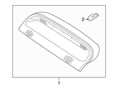 XJR HIGH MOUNT LAMPS