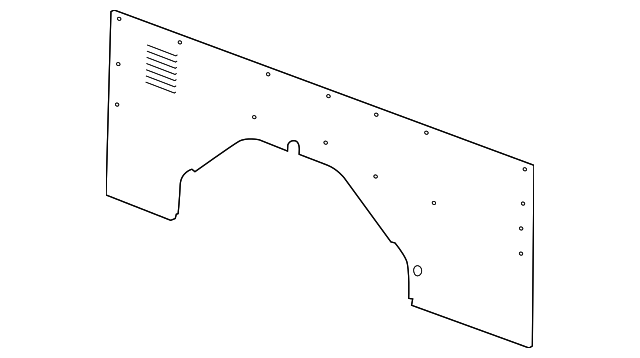 CK4Z-6131013-HB Деталь LOWER TRIM, LEFT