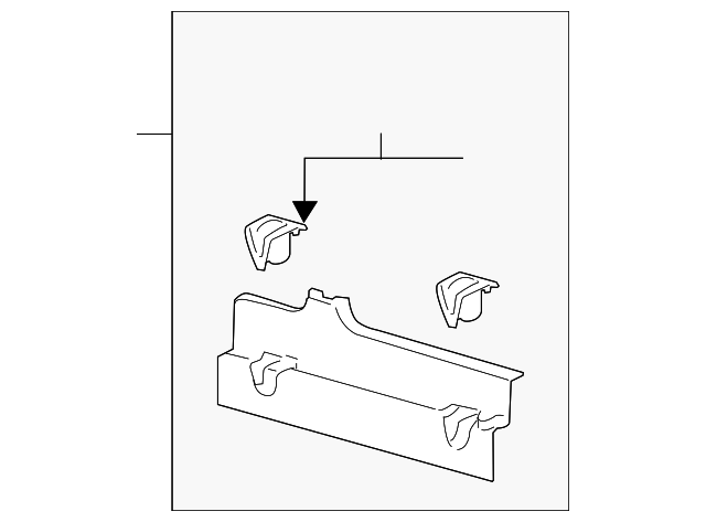 EK4Z-61311A59-BB Деталь FRONT MOLDING, LEFT