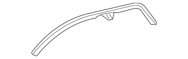 XS4Z5451823BC Деталь DRIP MOLDING, LEFT