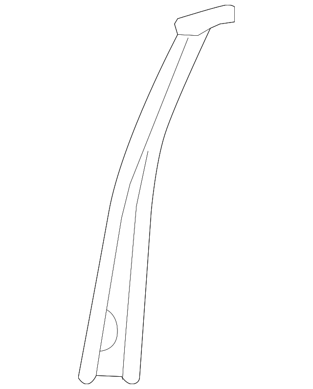 YS4Z-5424300-SA Деталь INNER PILLAR, RIGHT