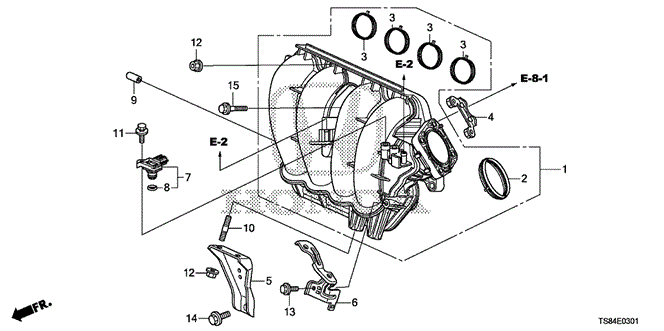 ENGINE/INTAKE MANIFOLD (2.4L) for 2013 Honda CIVIC COUPE #1