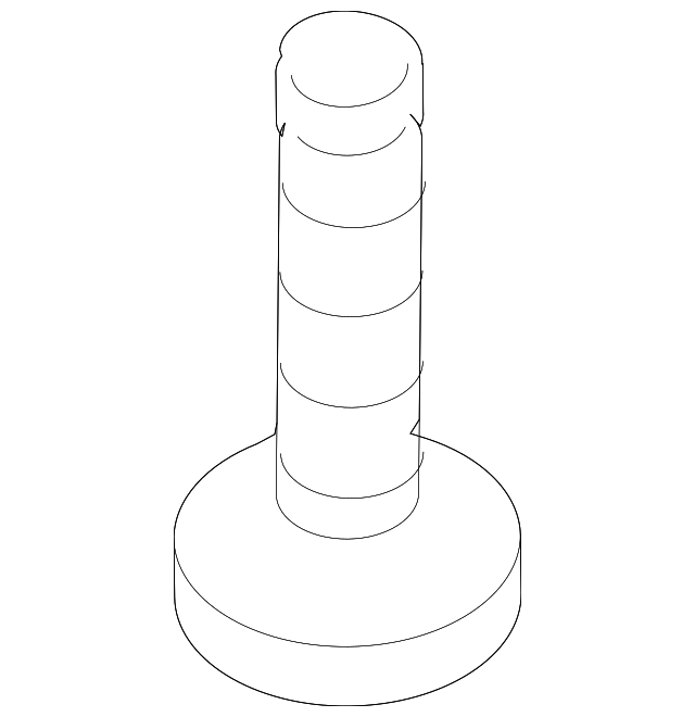 AYG100240 BUMPER COVER BOLT, LEFT