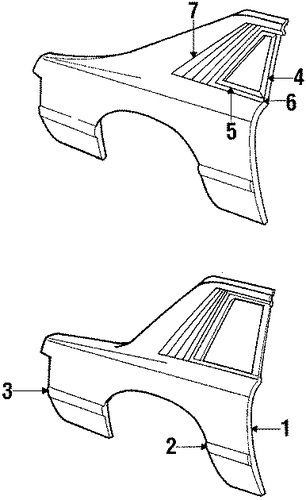 Mustang QUARTER PANEL 2