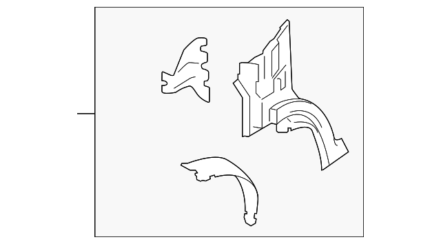 CK4Z-6102589-A LOWER REINF, LEFT