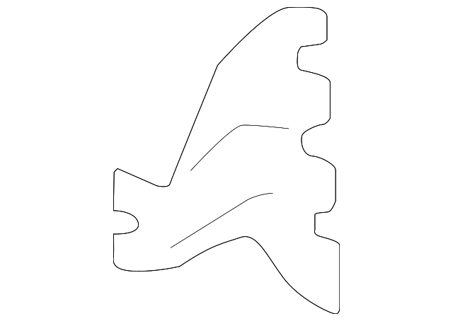 BK3Z-61272A12-B LOWER REINF BRACKET, LEFT