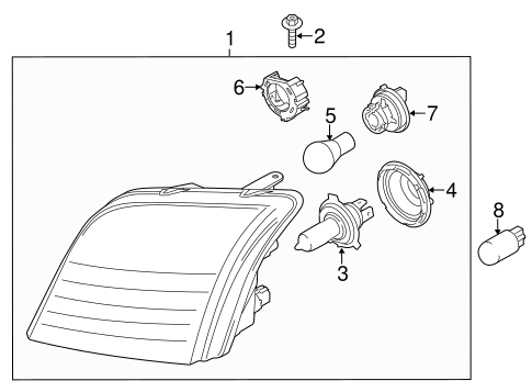 Transit Connect BULBS - CHASSIS
