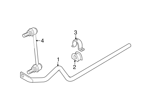 V40 STABILIZER BAR & COMPONENTS