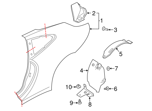 911 QUARTER PANEL & COMPONENTS 2