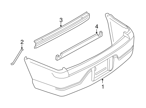 Blackwood BUMPER & COMPONENTS - REAR