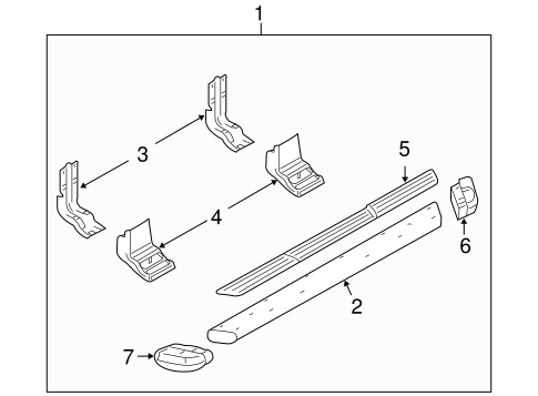 Body/Running Board for 2005 Ford F-350 Super Duty #5