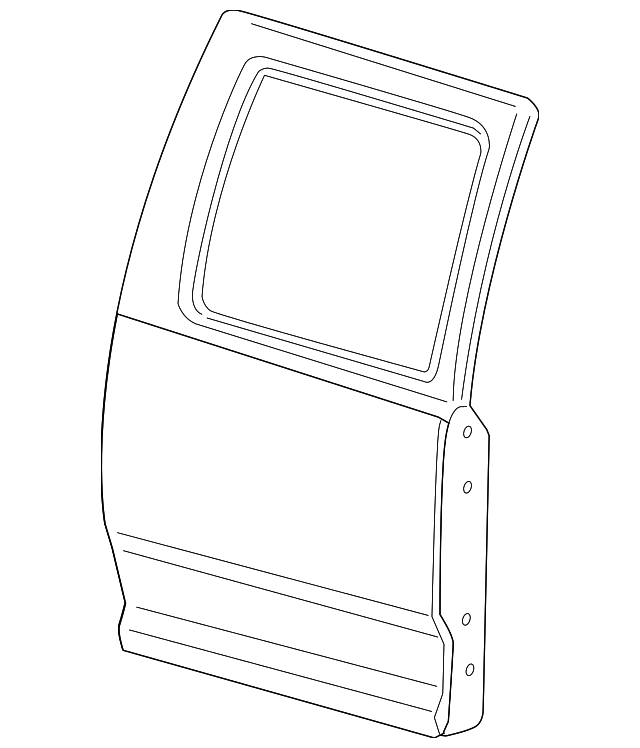 55372019AF DOOR SHELL, LEFT