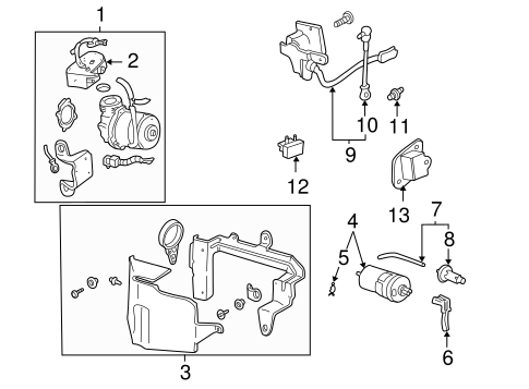 Electrical/Ride Control Components for 2005 Buick LeSabre #1