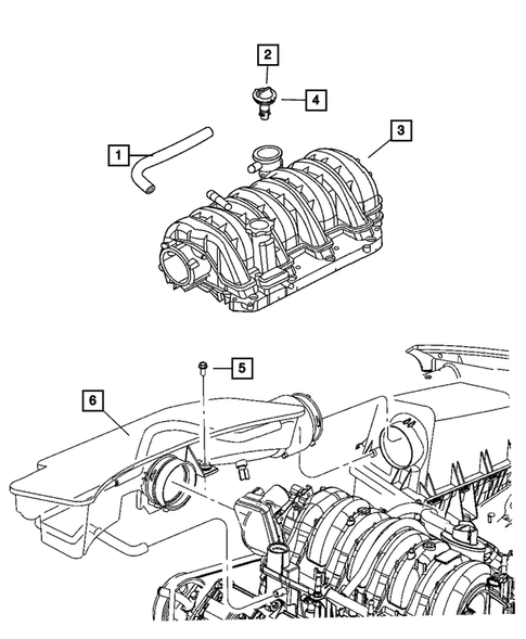 Crankcase Ventilation for 2010 Jeep Commander #0