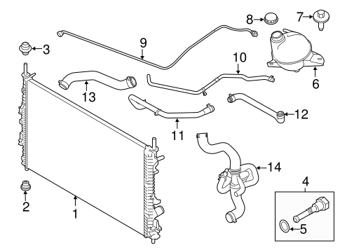 Transit-350 RADIATOR & COMPONENTS