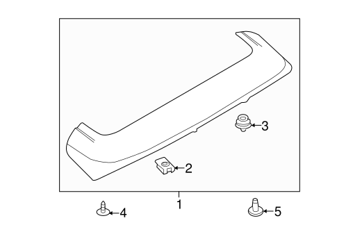 Body/Spoiler for 2012 Ford Focus #2