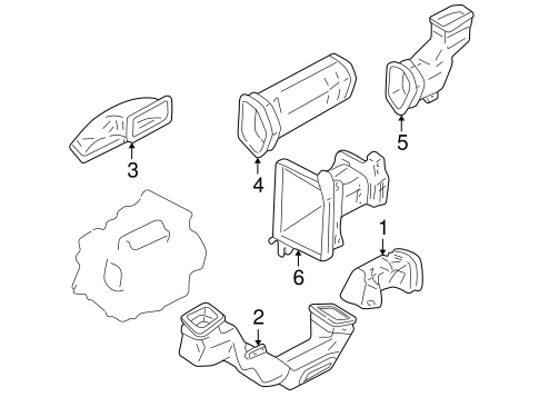 BODY/DUCTS for 2002 Toyota 4Runner #1