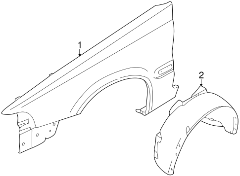 C70 FENDER & COMPONENTS