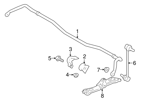 FRONT SUSPENSION/STABILIZER BAR & COMPONENTS for 2015 Scion FR-S #1