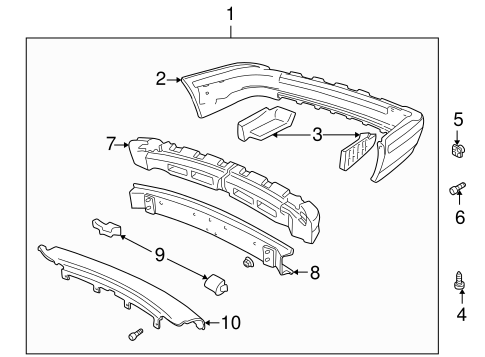 9-5 BUMPER & COMPONENTS - REAR 2