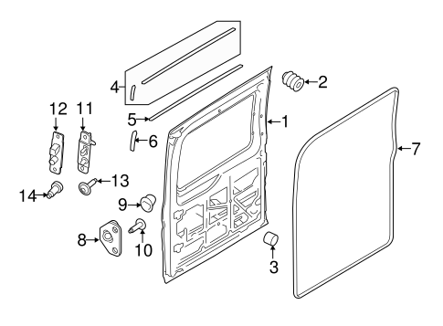 Transit-150 DOOR & COMPONENTS 2