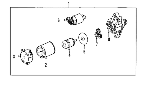 ELECTRICAL/STARTER for 2005 Toyota Sienna #2