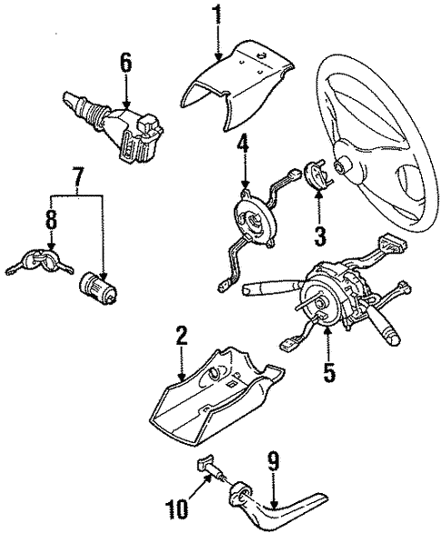 Electrical/Switches for 1997 Ford Contour #1