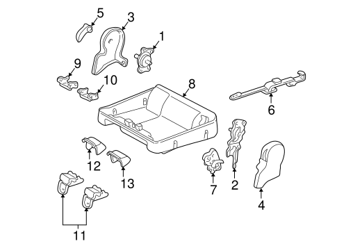 BODY/TRACKS & COMPONENTS for 2006 Toyota Sequoia #3