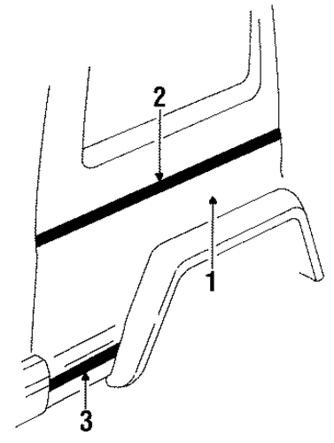 Comanche EXTERIOR TRIM - QUARTER PANEL 5