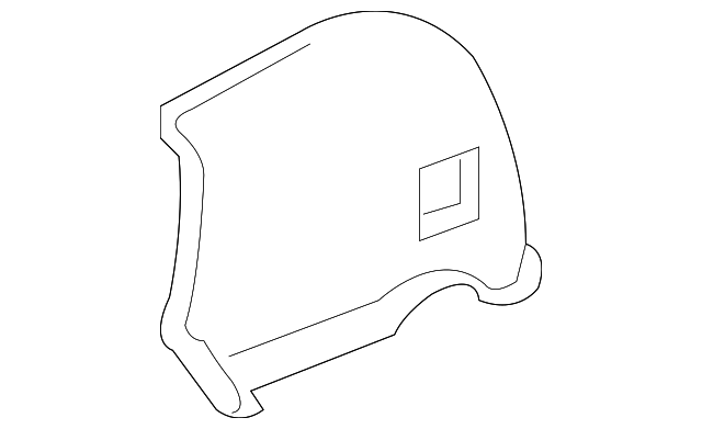 C2S20711 Деталь INSULATION, LEFT