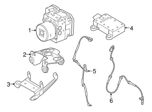 Range Rover Evoque ABS COMPONENTS