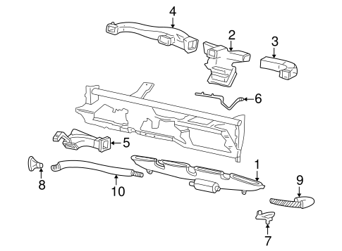 Ducts for 2007 Ford F-250 Super Duty #0