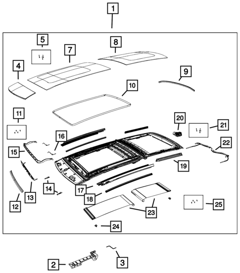 Sunroof for 2016 Fiat 500X #0