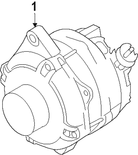 Electrical/Alternator for 2013 Ford Flex #1